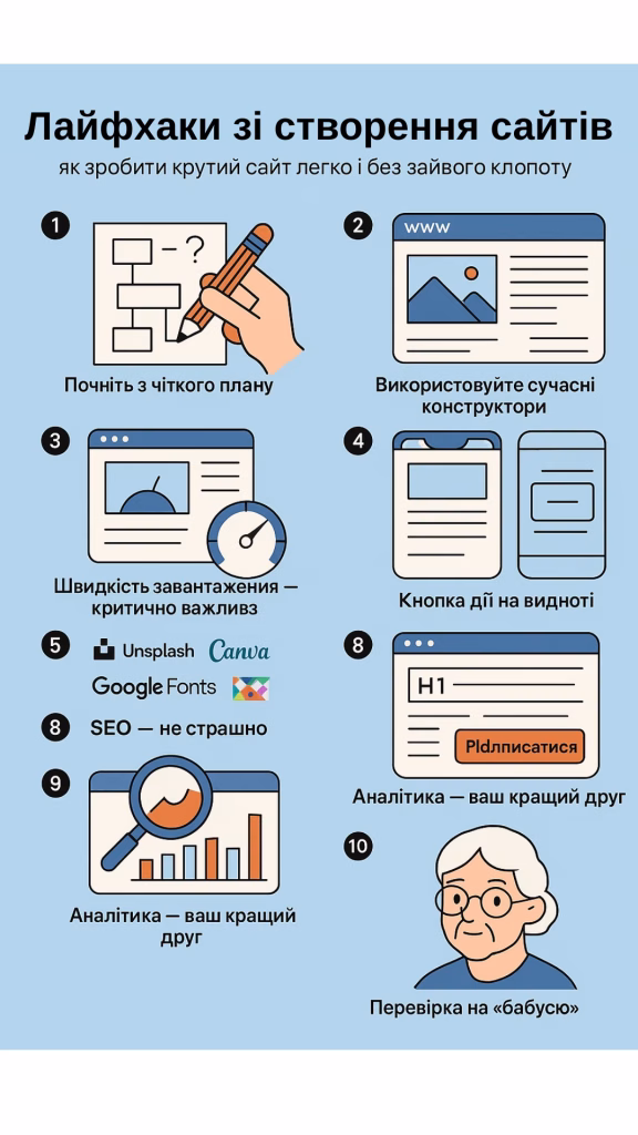 створення сайтів