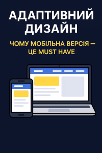 Адаптивний дизайн: чому мобільна версія — це must have